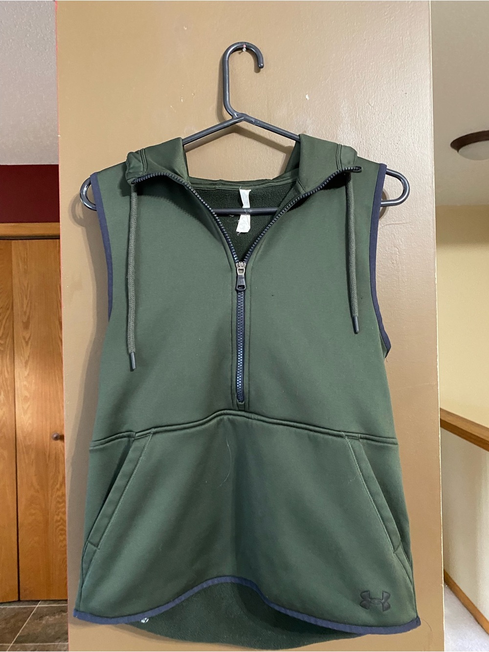 Under Armour Olive Green Sleeveless Hoodie One-Piece